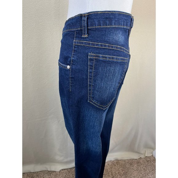 Oliveo Handmade Dark Wash Straight Leg Jeans - Picture 9 of 10
